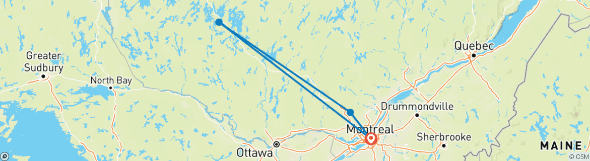 Imagen de un mapa que muestra la ruta del circuito
