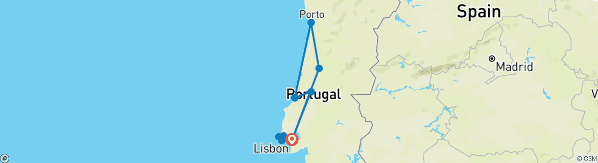 Imagen de un mapa que muestra la ruta del circuito