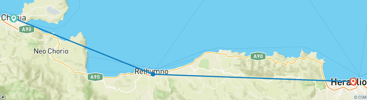 Imagen de un mapa que muestra la ruta del circuito