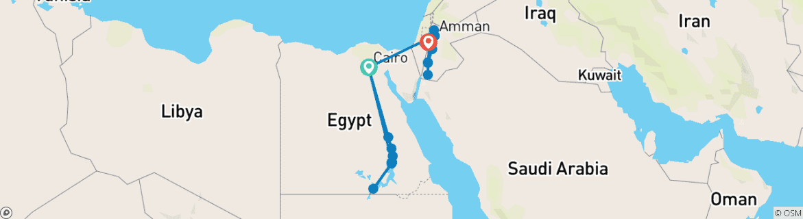 Imagen de un mapa que muestra la ruta del circuito