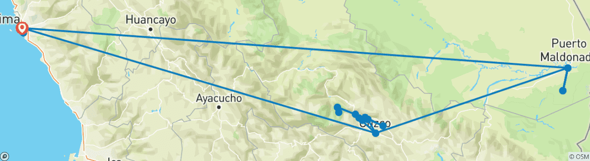 Imagen de un mapa que muestra la ruta del circuito