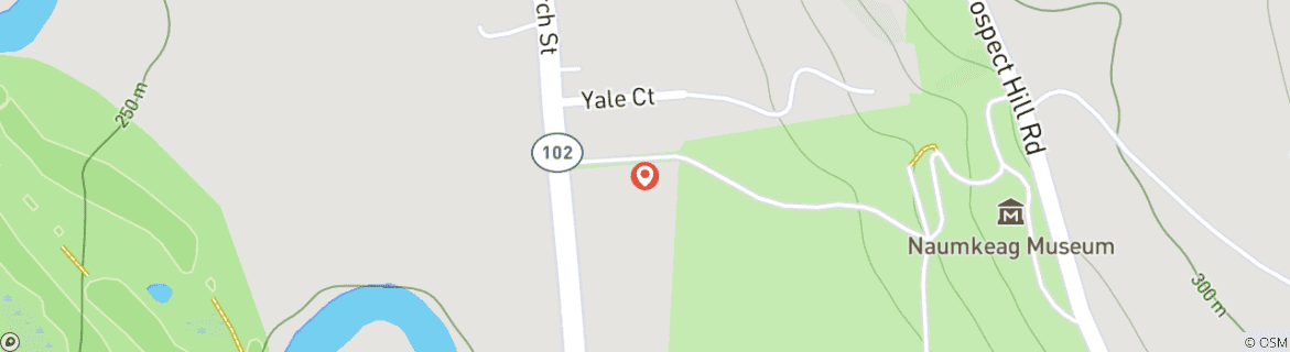 Kaart van Slackpacking® Massachusetts