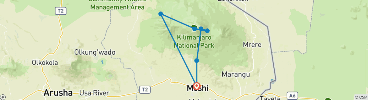 Imagen de un mapa que muestra la ruta del circuito