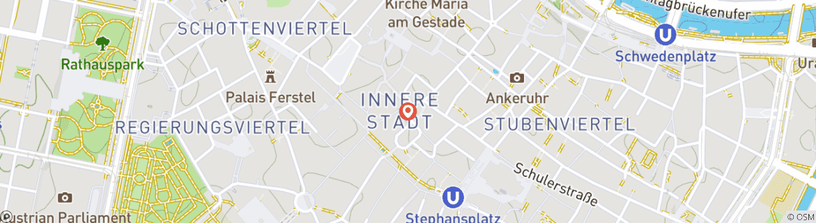 Karte von Silvester in Wien – Winterwandern, Genuss & kaiserliches Flair (7 Tage)