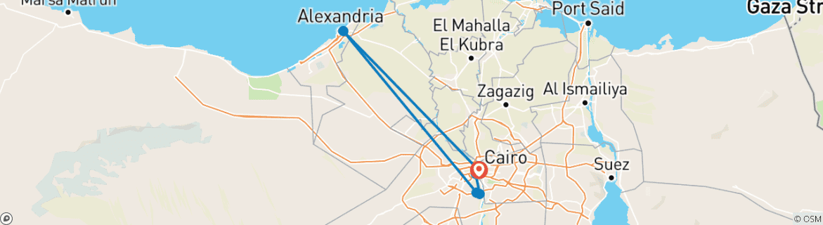 Imagen de un mapa que muestra la ruta del circuito