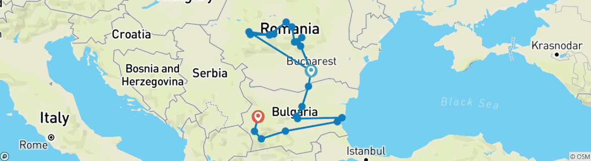 Imagen de un mapa que muestra la ruta del circuito