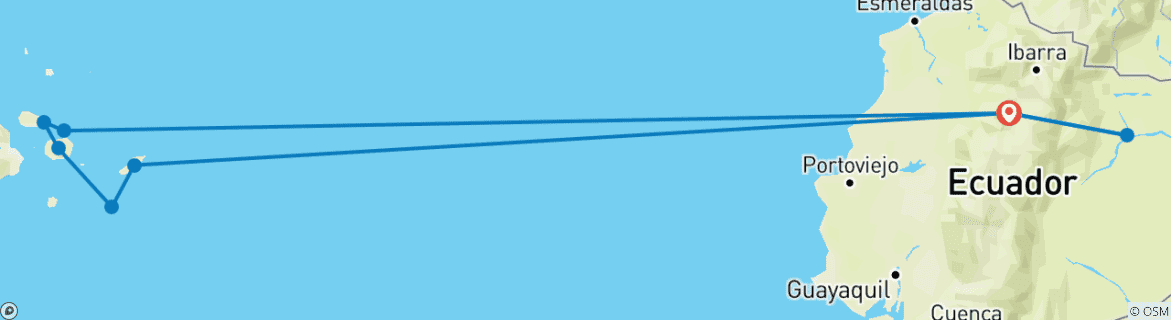 Imagen de un mapa que muestra la ruta del circuito