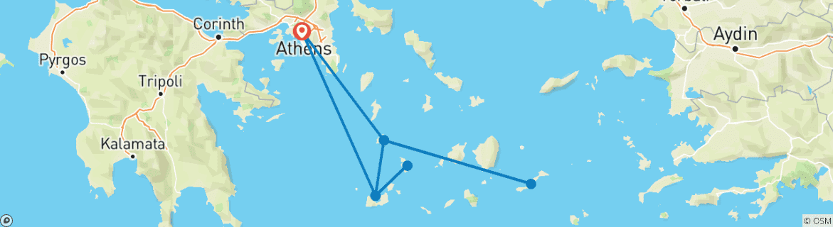 Imagen de un mapa que muestra la ruta del circuito