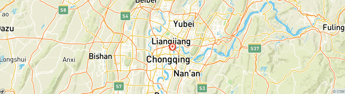 Carte du circuit Séjour à Chongqing (supérieur) - 4 jours