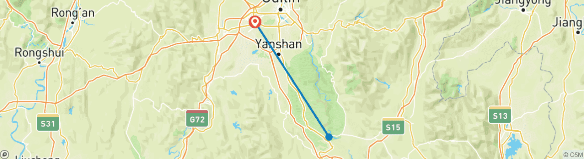 Imagen de un mapa que muestra la ruta del circuito