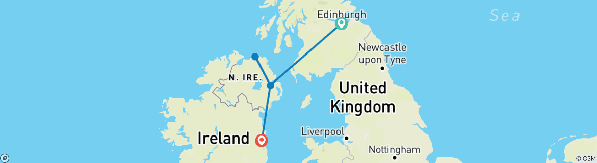 Imagen de un mapa que muestra la ruta del circuito