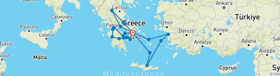 Imagen de un mapa que muestra la ruta del circuito