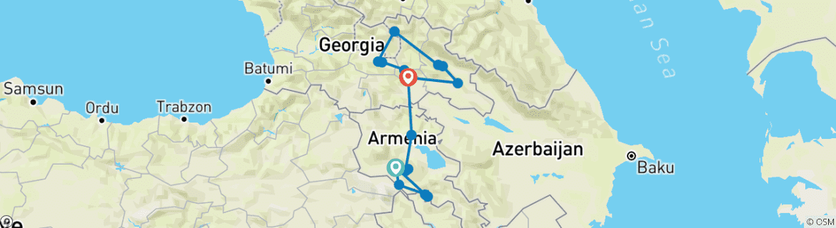 Imagen de un mapa que muestra la ruta del circuito