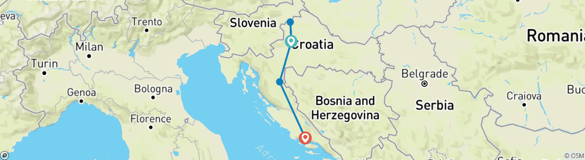 Imagen de un mapa que muestra la ruta del circuito