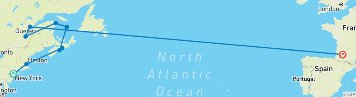 Imagen de un mapa que muestra la ruta del circuito