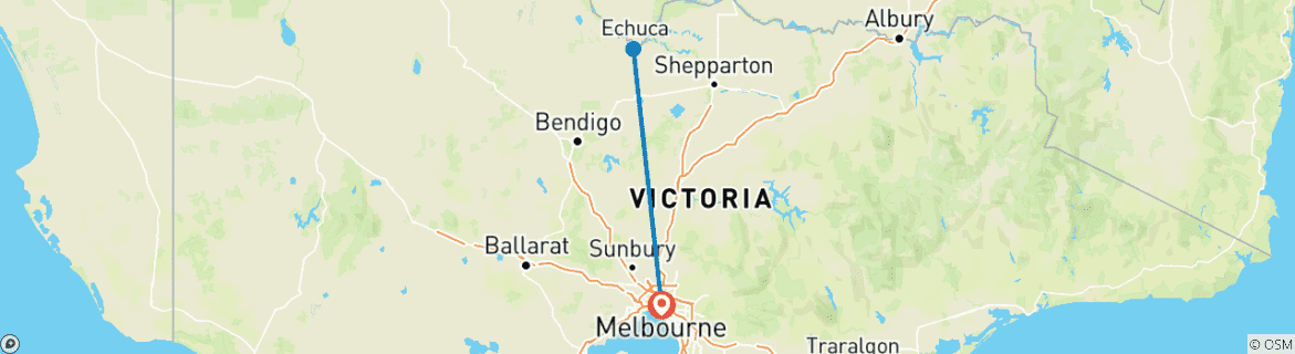 Imagen de un mapa que muestra la ruta del circuito