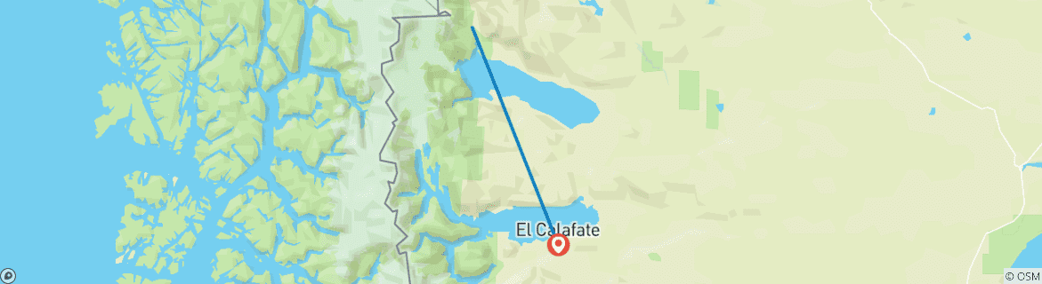 Imagen de un mapa que muestra la ruta del circuito