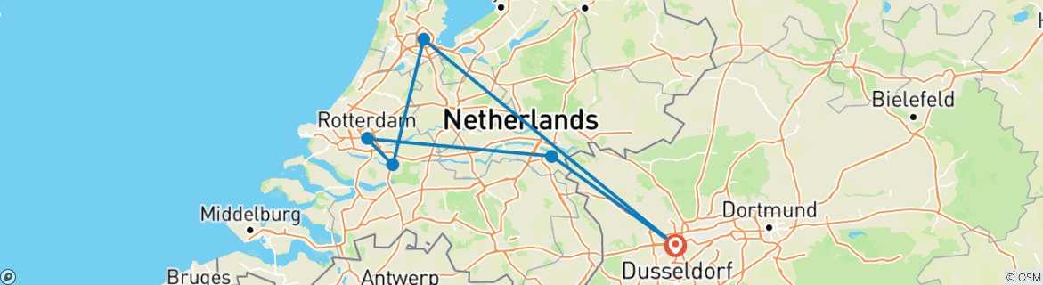 Karte von Rhein Stadt & Silvester 2027