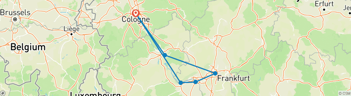 Imagen de un mapa que muestra la ruta del circuito