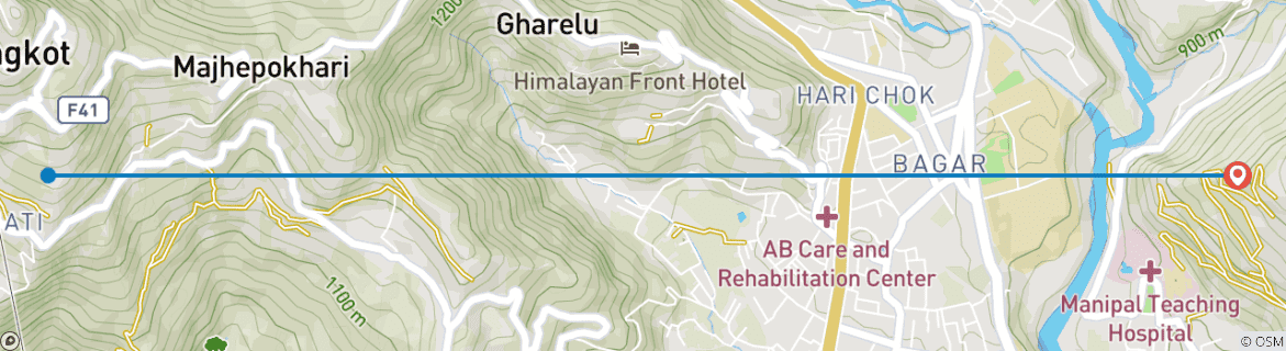 Imagen de un mapa que muestra la ruta del circuito