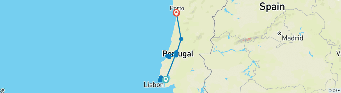 Imagen de un mapa que muestra la ruta del circuito