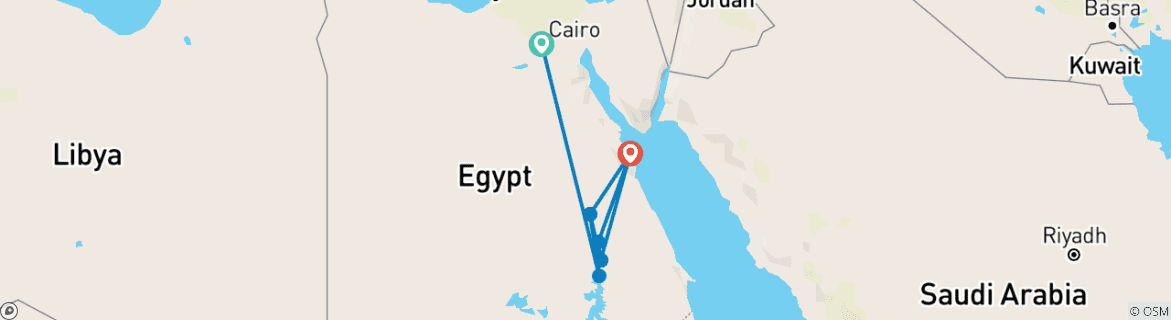 Imagen de un mapa que muestra la ruta del circuito