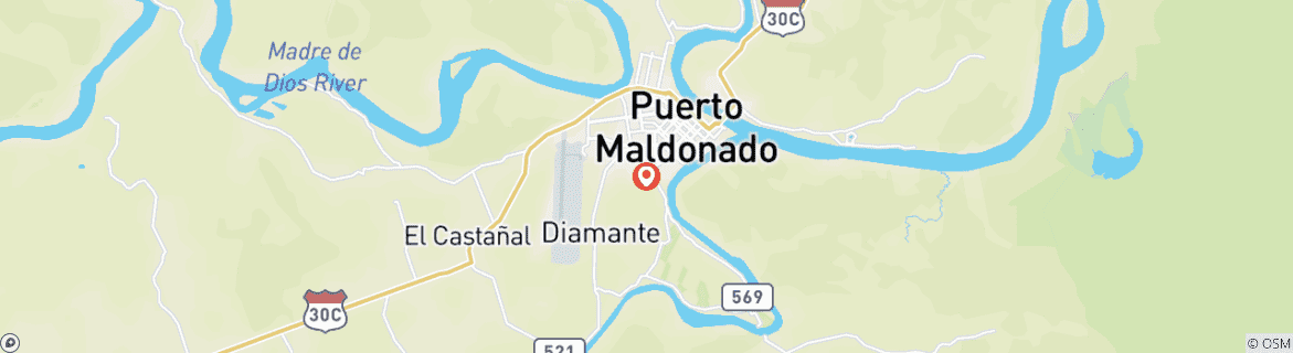 Kaart van Hacienda Concepcion reis - 3 dagen