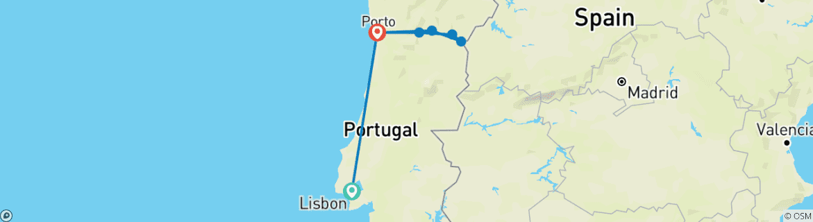 Imagen de un mapa que muestra la ruta del circuito