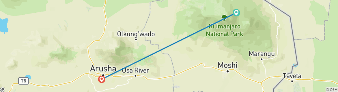 Imagen de un mapa que muestra la ruta del circuito