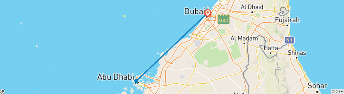 Imagen de un mapa que muestra la ruta del circuito