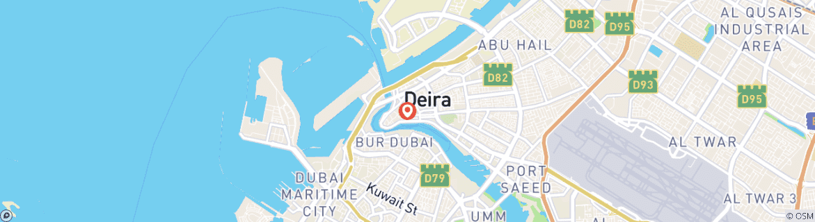 Carte du circuit Explorer Dubaï - 8 jours