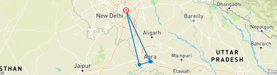 Imagen de un mapa que muestra la ruta del circuito