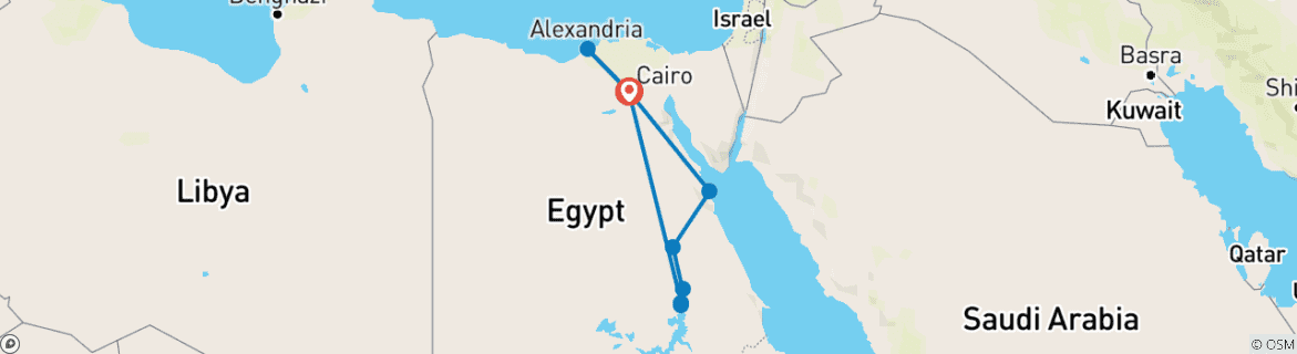 Imagen de un mapa que muestra la ruta del circuito