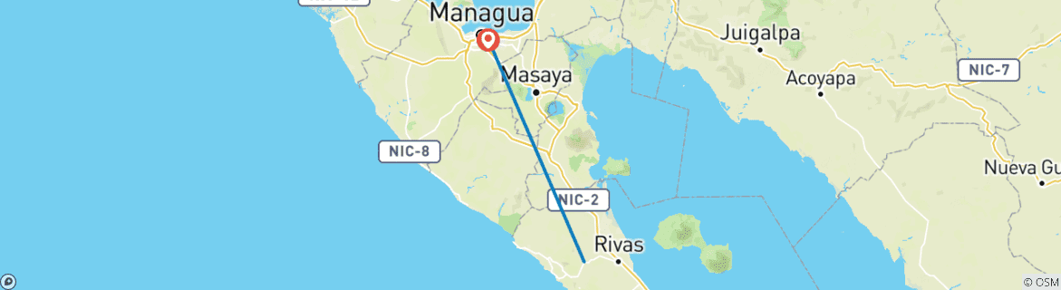 Imagen de un mapa que muestra la ruta del circuito