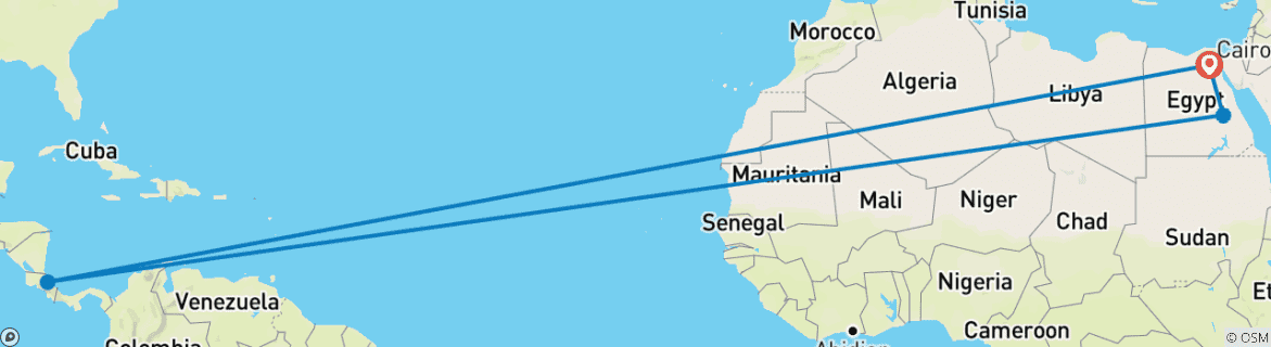 Imagen de un mapa que muestra la ruta del circuito
