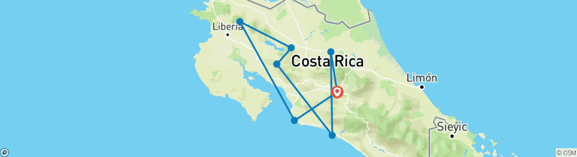 Imagen de un mapa que muestra la ruta del circuito
