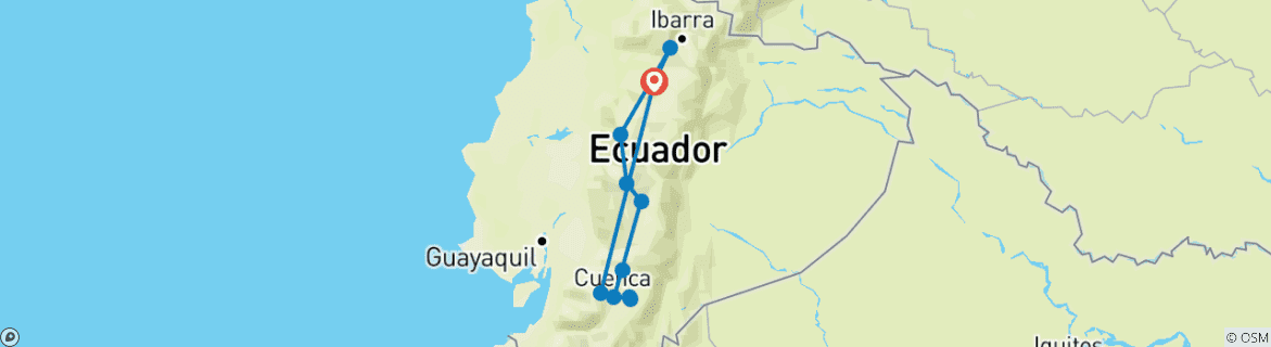 Imagen de un mapa que muestra la ruta del circuito