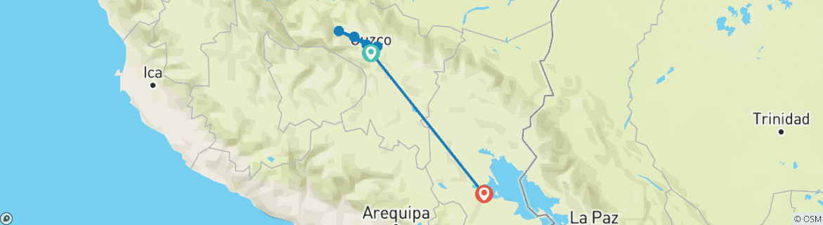 Imagen de un mapa que muestra la ruta del circuito