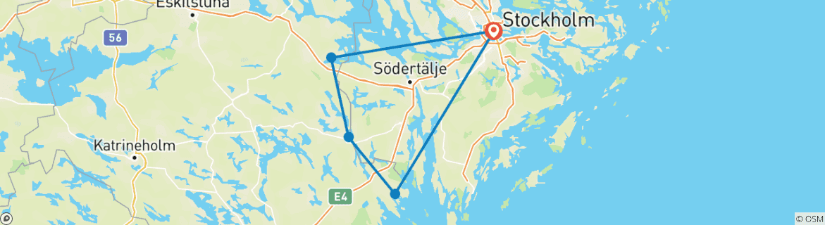 Map of Sweden: Land of Lakes and Castles