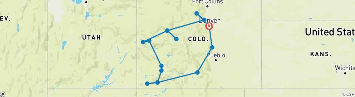 Imagen de un mapa que muestra la ruta del circuito