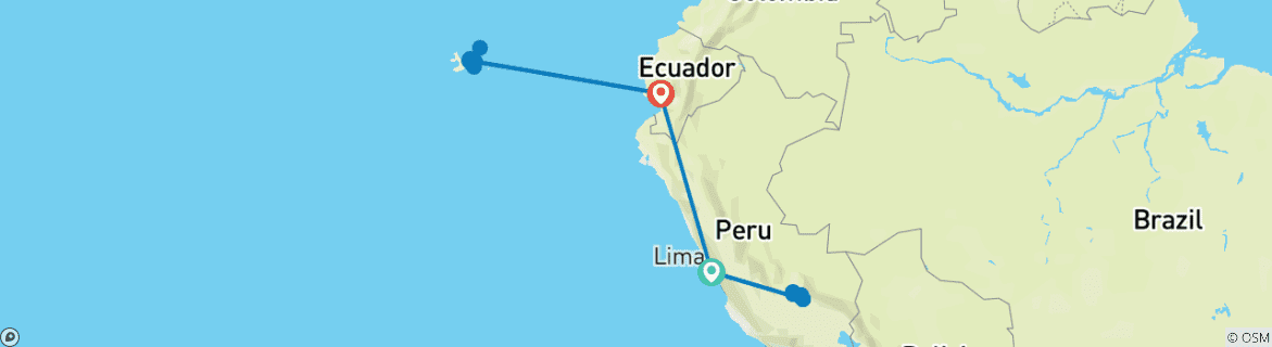 Imagen de un mapa que muestra la ruta del circuito