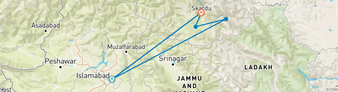 Imagen de un mapa que muestra la ruta del circuito