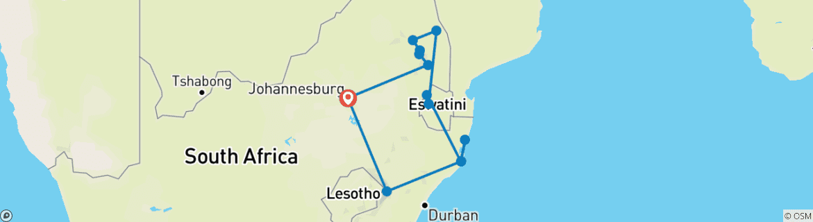 Imagen de un mapa que muestra la ruta del circuito