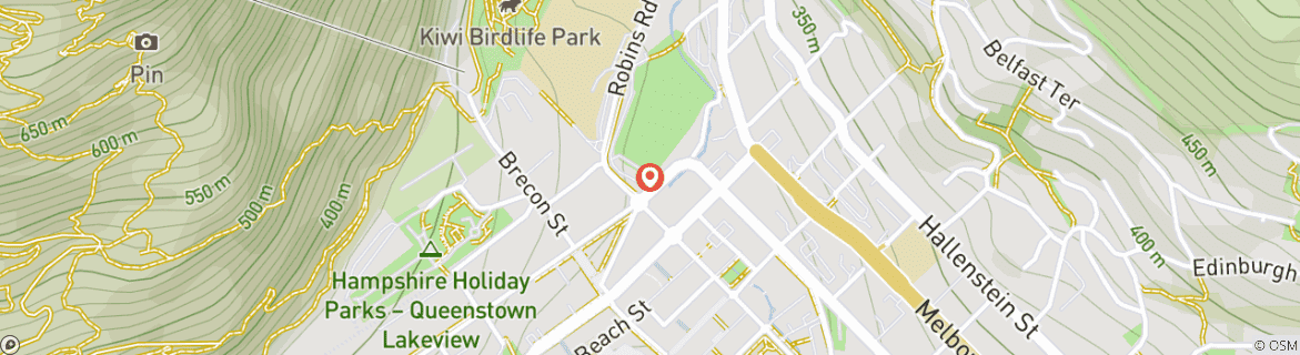 Carte du circuit Ski New Zealand (Standard)