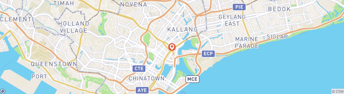 Mapa de Estancia de 4 días en Singapur