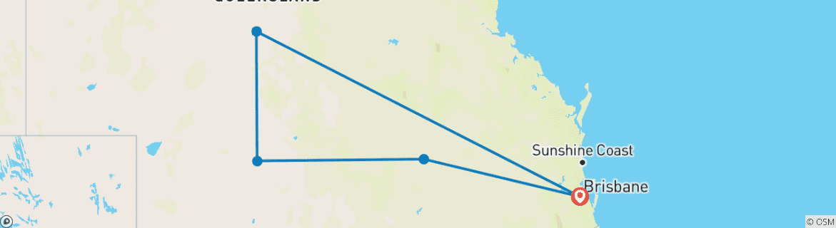Imagen de un mapa que muestra la ruta del circuito