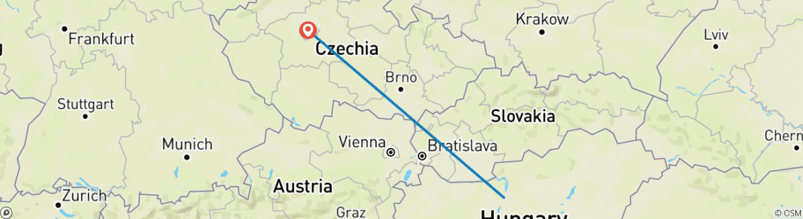 Imagen de un mapa que muestra la ruta del circuito