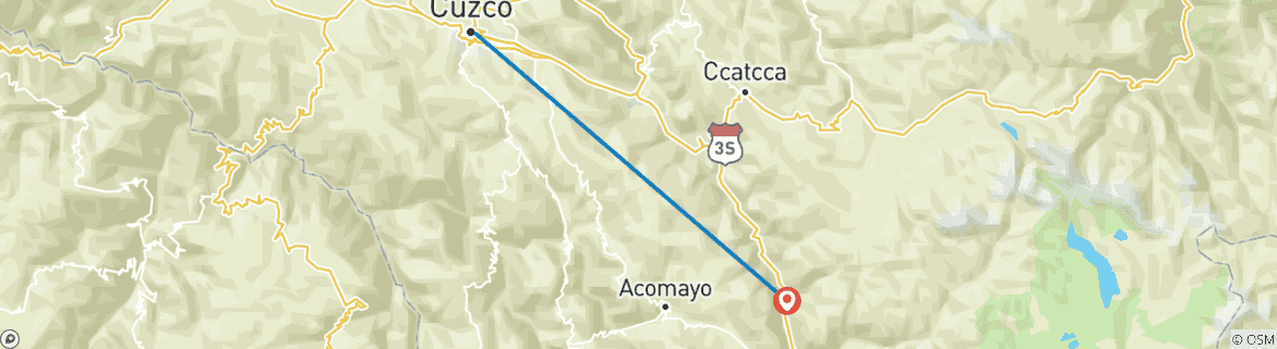Imagen de un mapa que muestra la ruta del circuito