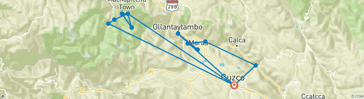 Imagen de un mapa que muestra la ruta del circuito