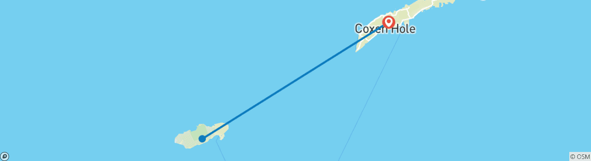 Image d'une carte montrant l'itinéraire du circuit